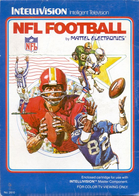 NFL Football box art for Intellivision